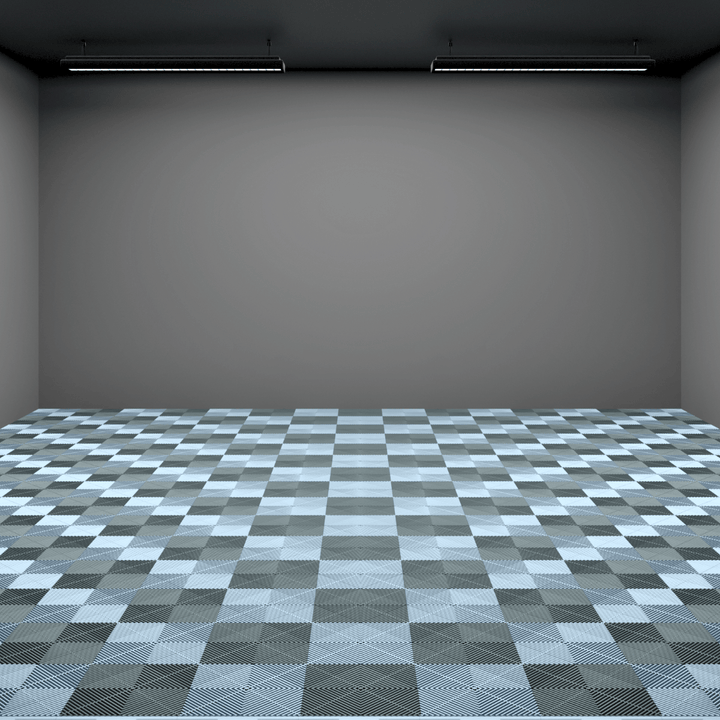 Double Garage Floor Kit 6x6M, Chequer Kit